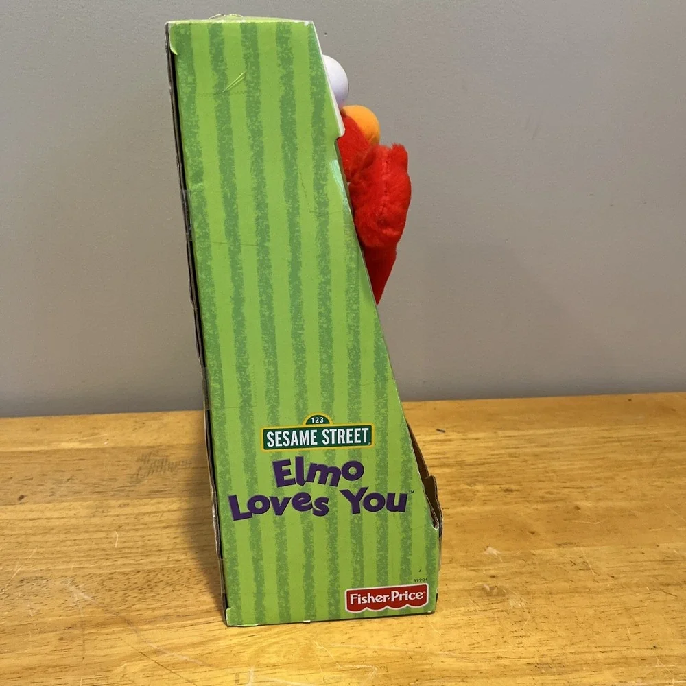 Sesame Street Elmo Loves You Talking Plush Daisy Flower Fisher Price 2003 Tested